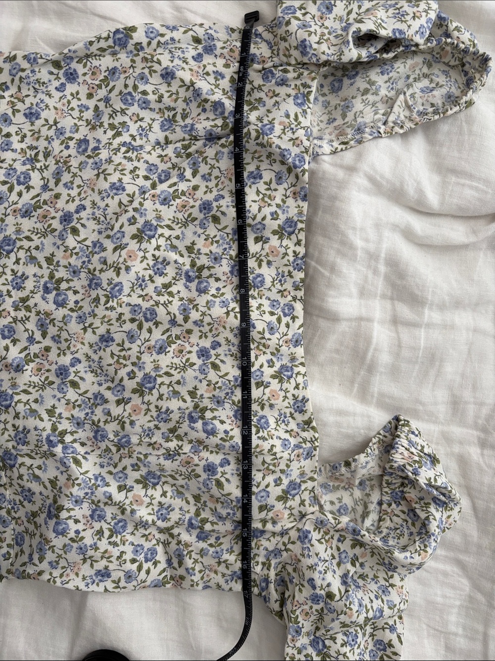 Reformation Sigmund Dress Floral Spring Long Sleeve Midi size 12 - Picture 9 of 9